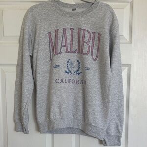 Gray Malibu Graphic Women’s Sweater